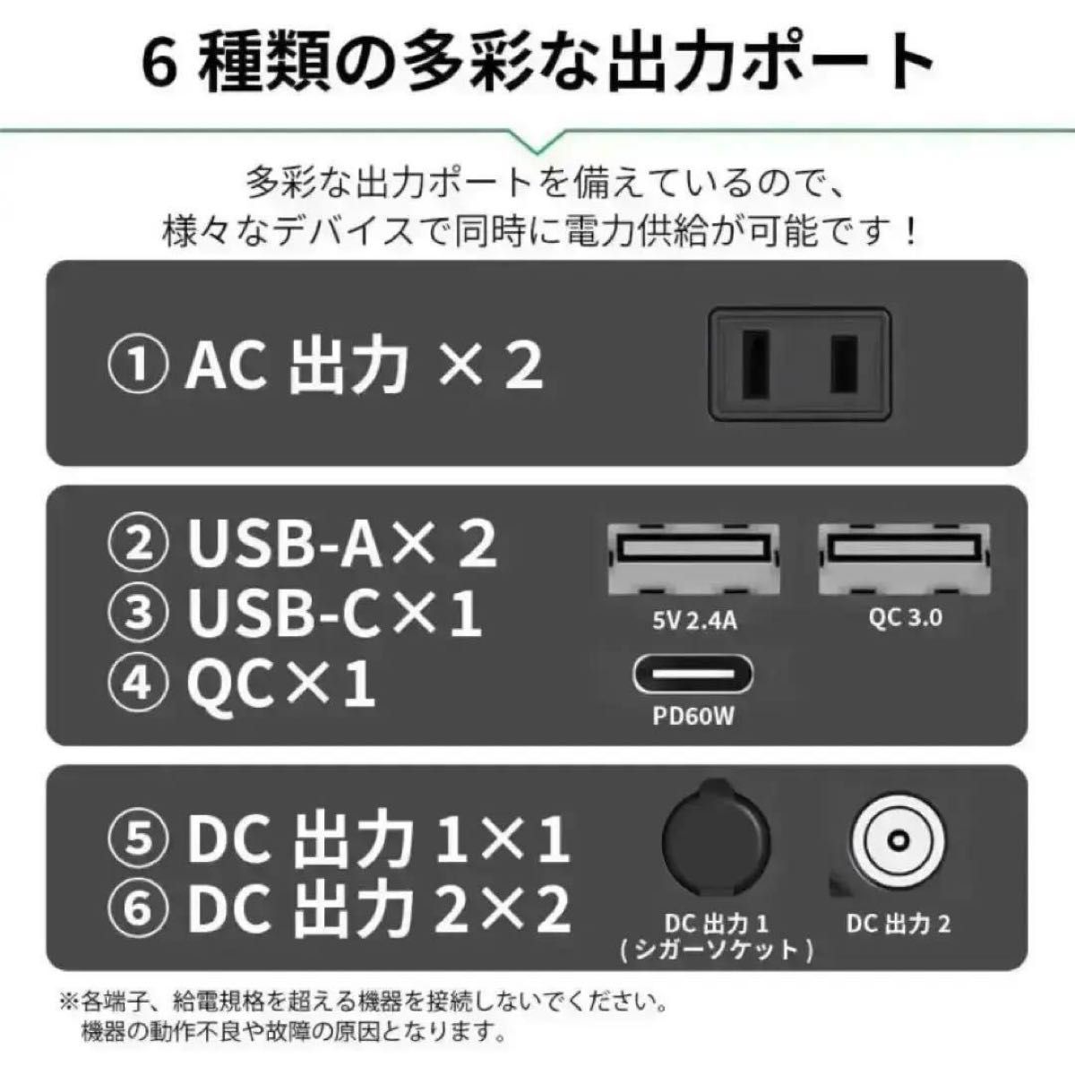 JJPRO ポータブル電源 バッテリー 300W 大容量 コンパクト アウトドア キャンプ 防災用 多機能  ポータブルバッテリー