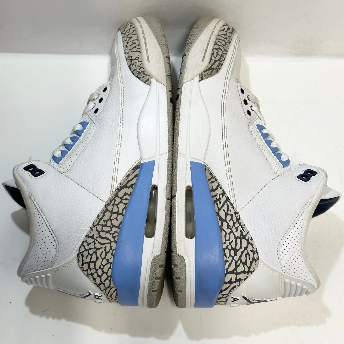 27cm AIR JORDAN 3 RETRO CT8532-104 エア ジョーダン 3 レトロ UNC メンズ スニーカー QX H106378_画像4