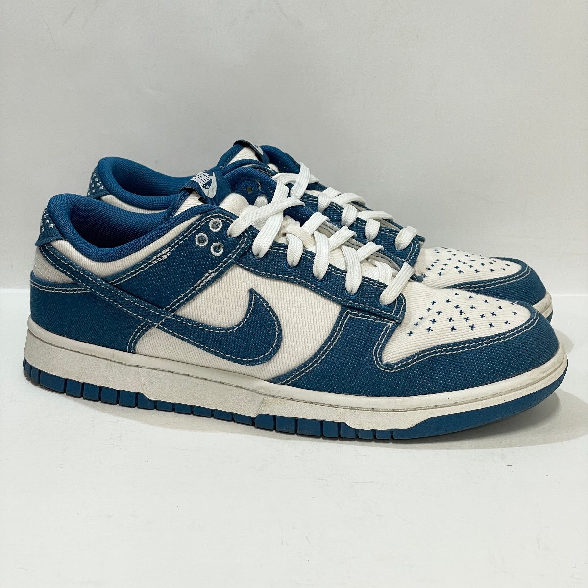 27cm NIKE DUNK LOW RETRO SE DV0834-101 ナイキ ダンク ロー レトロ SE インダストリアルブルー メンズ スニーカー VF H107310_画像1