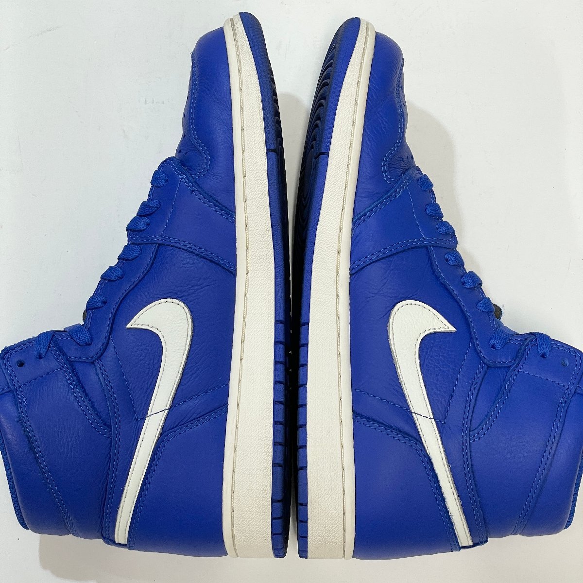 27cm AIR JORDAN 1 RETRO HIGH OG 555088-401 エア ジョーダン 1 レトロ ハイ OG ハイパーロイヤル メンズ スニーカー UT H106521の画像4