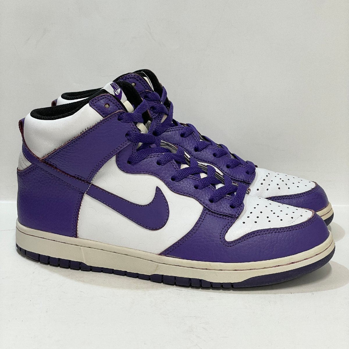 27cm NIKE DUNK HIGH 08 317982-500 ナイキ ダンク ハイ 08 パープル メンズ スニーカー WS 106499_画像1