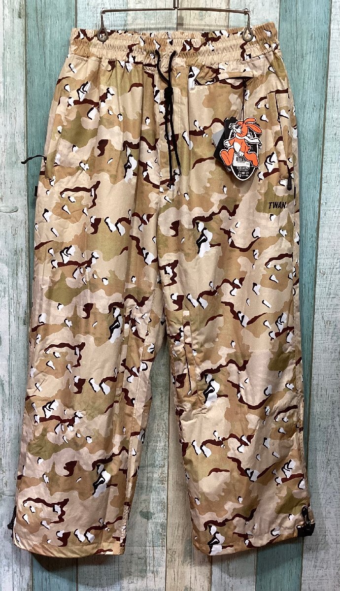 話題の人気ブランド 新品未使用 23-24 BSRABBIT TWAN SUPER WIDE VNTL PANT DSTCM XLサイズ スノーボードパンツ