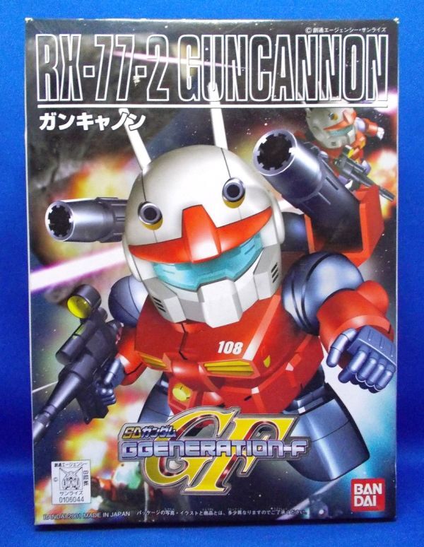 未組立 RX-77-2 ガンキャノン GUNCANNON SDガンダムBB戦士No.225 SDガンダムGF GGENERATION-F 機動戦士ガンダム BANDAI SD Gundamの画像1