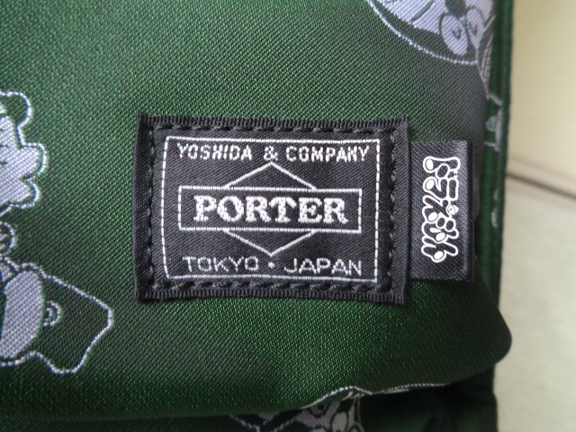 ★新品★PORTER★ドラえもん x PORTER★吉田カバン★2WAY TOTEBAG★オリーブ/ブルー★品番381-26874★の画像2