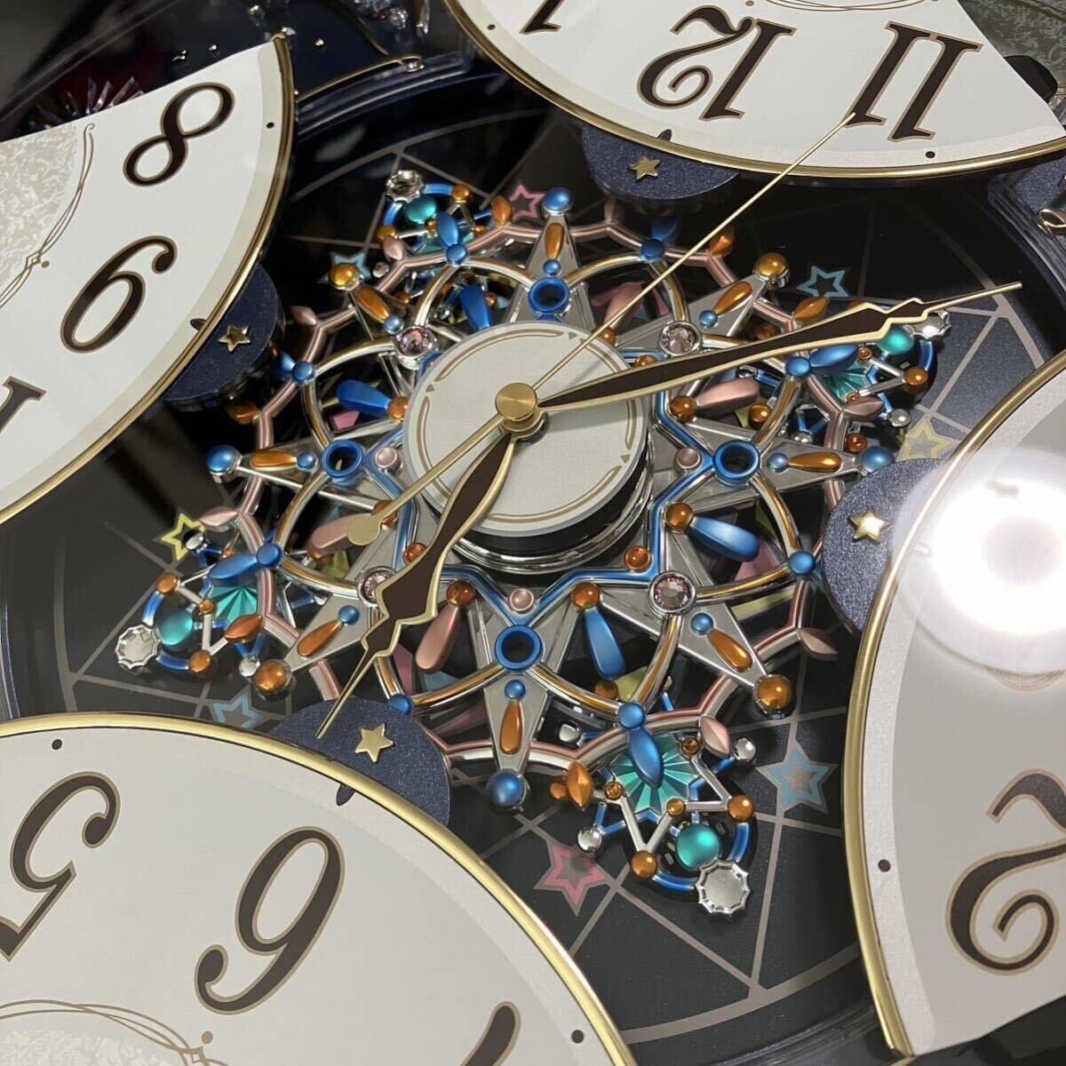 【未使用に近い】SEIKO セイコー Weve Symphony ウェーブシンフォニー RE561S からくり時計 電波 掛け時計 壁掛け時計 メロディ オルゴールの画像5