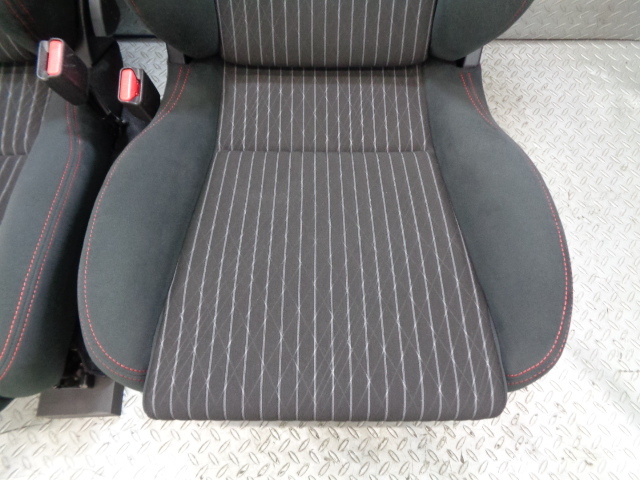 美品 HA36S アルト ワークス RECARO 運転席 助手席 ドライバーズ アシスタント セミバケット シート 左右 セット SR-7 検) ラパン ジムニーの画像5