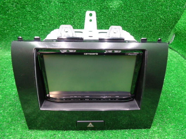 美品!! ワゴンR スティングレー MH23S MJ23S オーディオ パネル カロッツェリア ナビ AVIC-MRZ77 DVD CD ワンセグ TV AUX VTR Bluetooth_2305877