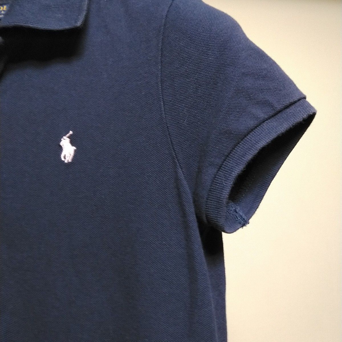 POLO RALPH LAUREN ワンピース 半袖 ポロシャツワンピース ネイビー　150cm