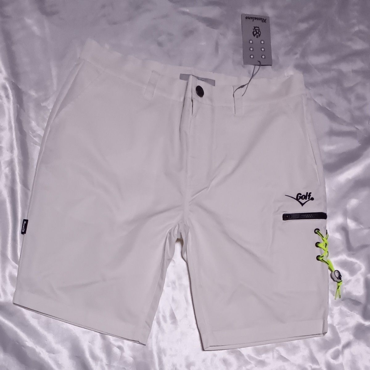 ラッセルノ ゴルフ メンズ  XL 6サイズ ポロシャツ ハーフパンツ セットアップ 上下セット ホワイト グレー  新品未使用