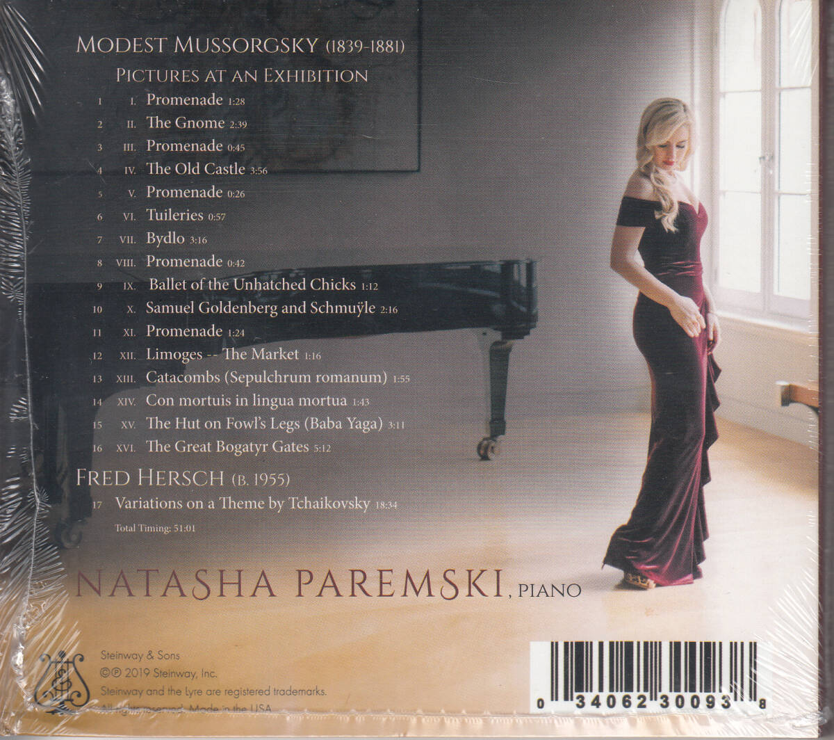◆新品・送料無料◆ムソルグスキー：展覧会の絵（ピアノ版）他～ナターシャ・パレムスキ Import p1357の画像2