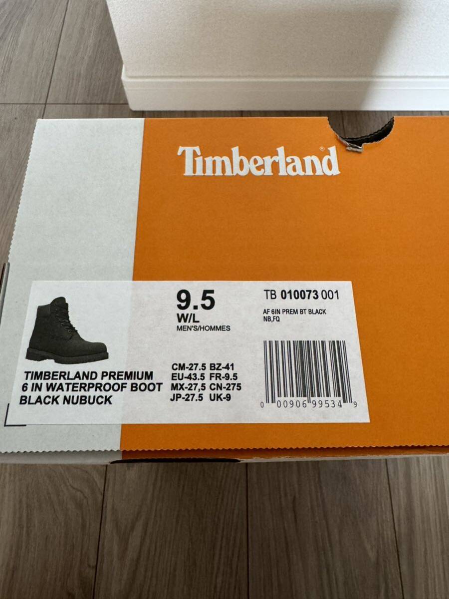 【即決】ティンバーランド　Timberland メンズ 6インチ プレミアム ウォータープルーフ ブーツ - ブラック 【送料無料】_画像10