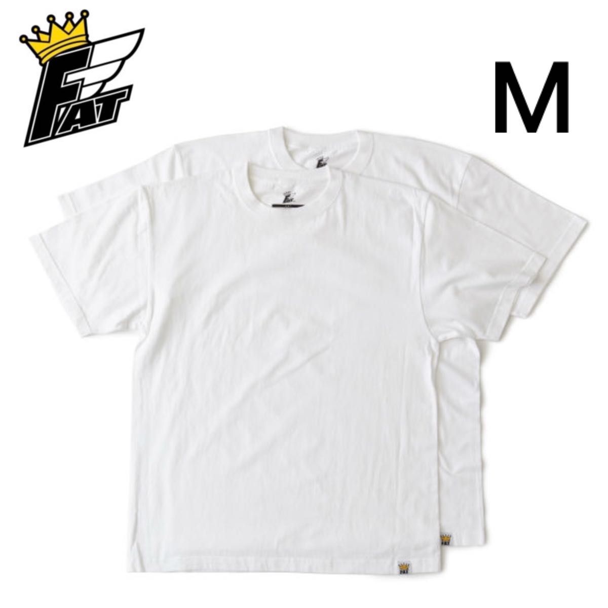 FAT UT01 TITCH  WHITE Tシャツ 2枚セット 白 半袖Tシャツ
