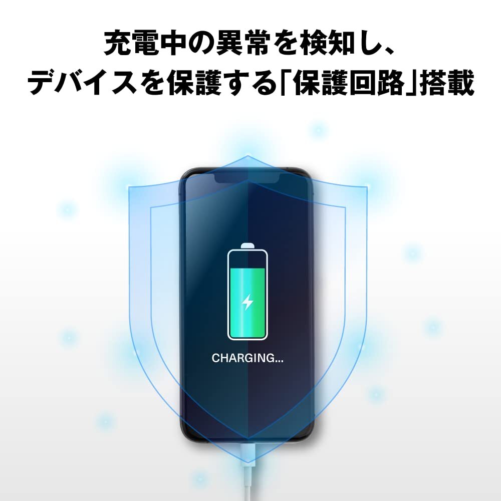 バッファロー 電源 タップ USBポート付き(USB x3 コンセント x2) 直挿し 【 iPhone 15 / 15 Pro 対応】 BMPA3_画像6