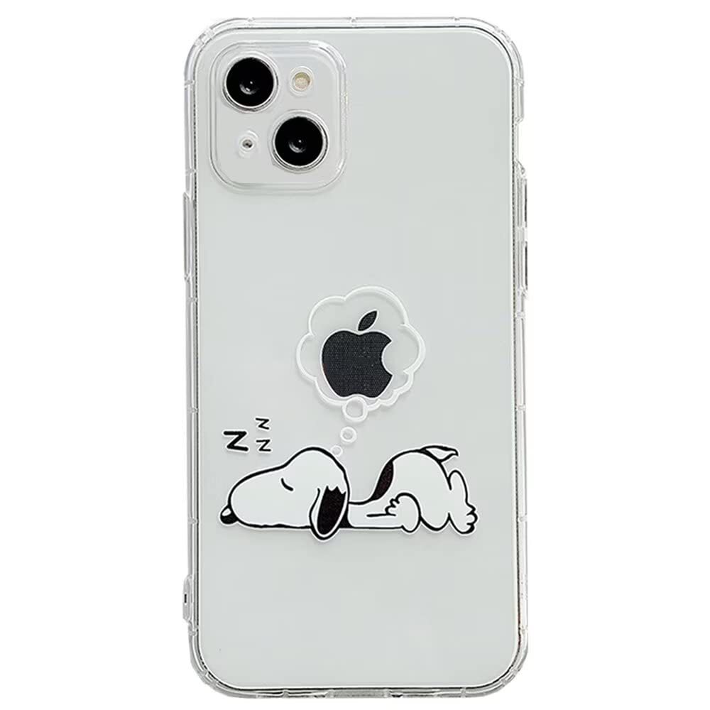 かわいい iphone15 用 ケース スヌーピー アイフォン15 用カバー 6.1インチ スマホケース TPU クリアケース バンパー 薄型 超軽_画像1