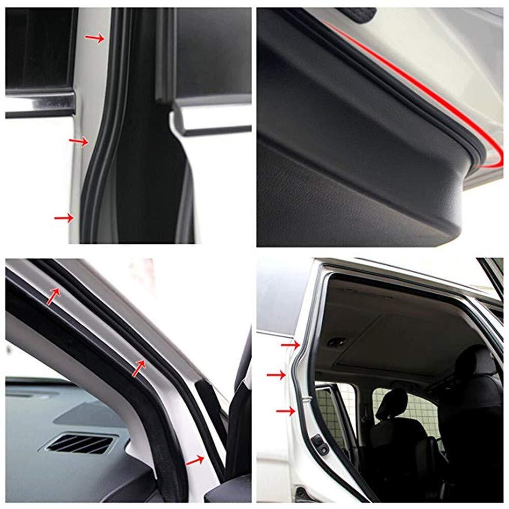 YFFSFDC car door molding length 10M J type molding door molding a edge protector both sides tape attaching impact prevention / scratch prevention / attaching and detaching easy / noise reduction / car 