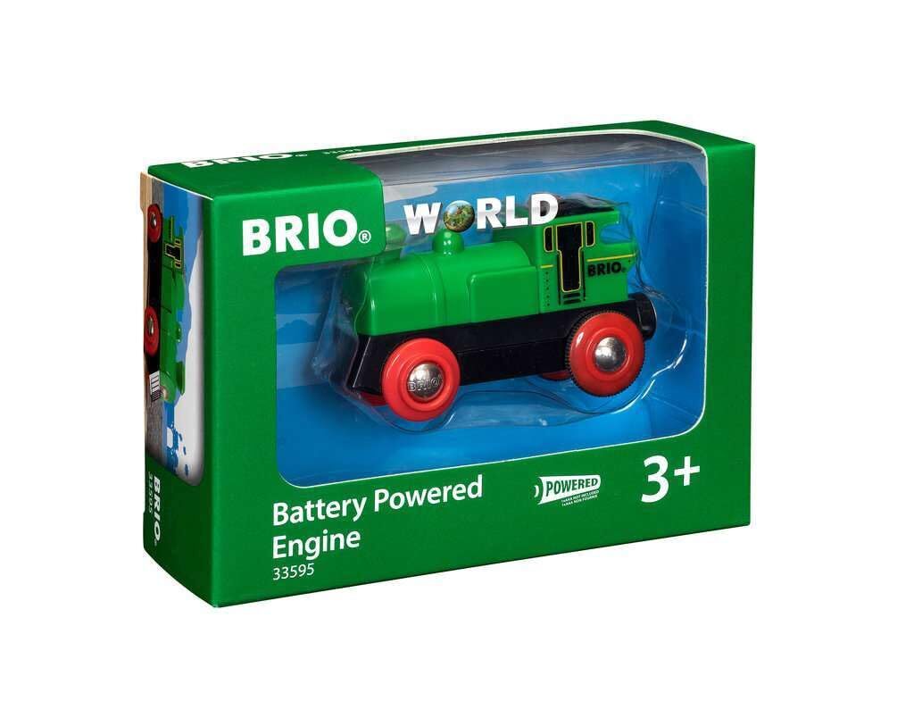 BRIO バッテリーパワー機関車（緑） 33595_画像1