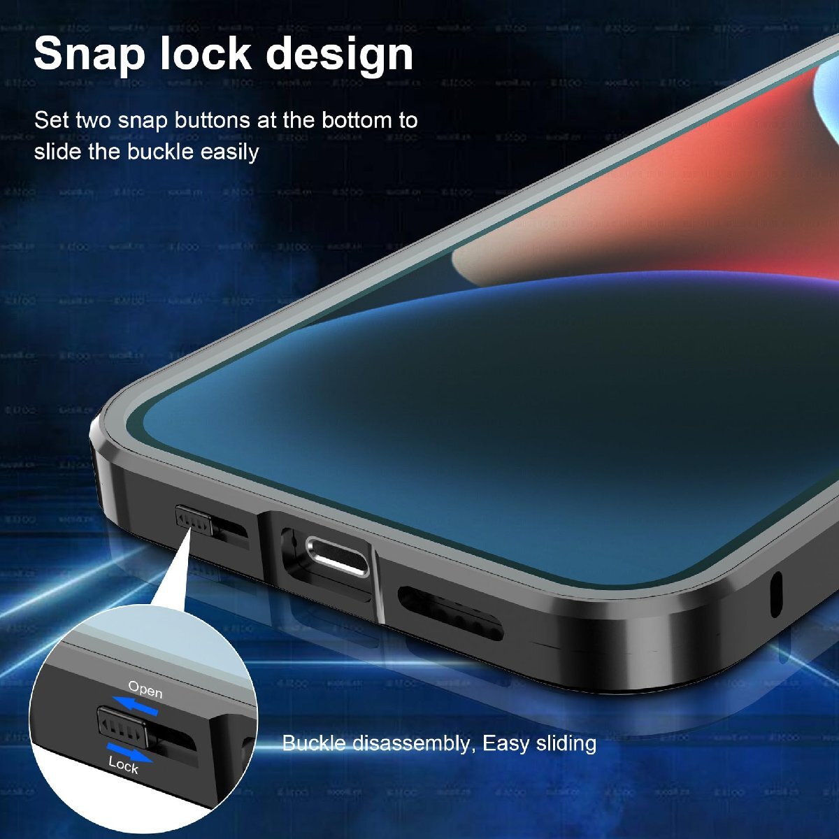 iPhone14ProMax 用 ケース 覗き見防止 iPhone 14 Pro Max ケース MagSafe対応 ワイヤレス充電対応 全面カバー_画像7