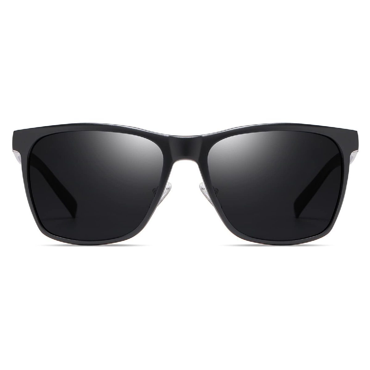 [DUCO] サングラス メンズ 運転用 偏光 サングラス 釣り用 UV400 へんこう さんぐらす ブラック ウェリントン sunglasses_画像2