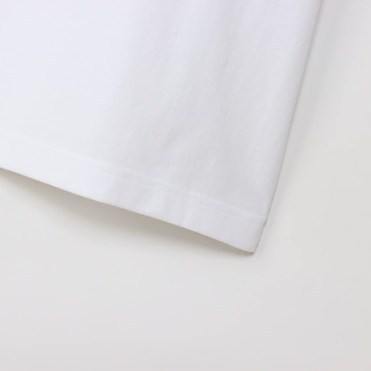 [ヘインズ] Tシャツ 半袖 丸首 綿100% 丸胴仕様 タグレス仕様 モックネックTシャツ アンダーウェアメンズ HM1-X203 ホワイト M_画像2