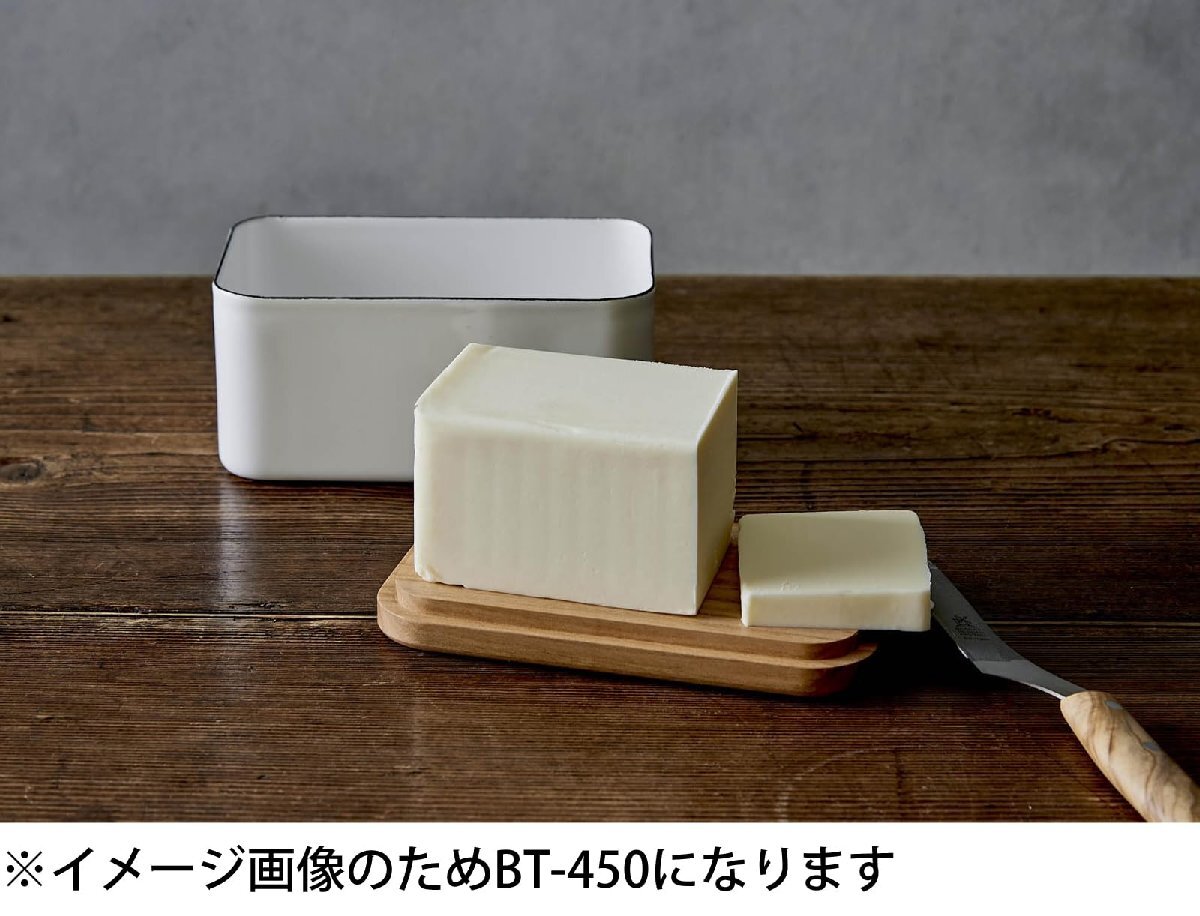野田琺瑯 バターケース ホーロー 200g用 ホワイト 日本製 BTー200_画像3