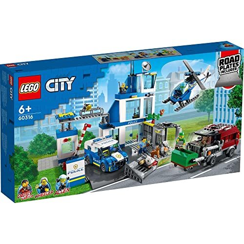 レゴ (LEGO) シティ おもちゃ ポリスステーション クリスマスプレゼント クリスマス 男の子 女の子 子供 玩具 知育玩具 誕生日 プレゼント_画像2