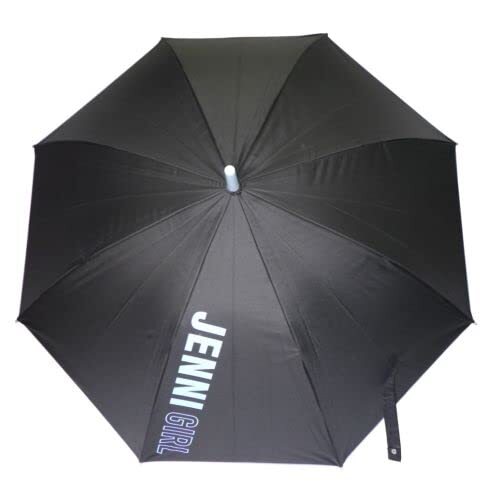 JENNI( Jenni ) girls rain . combined use umbrella umbrella parasol long umbrella brand Jump umbrella simple stylish lovely going to school girl black 1000
