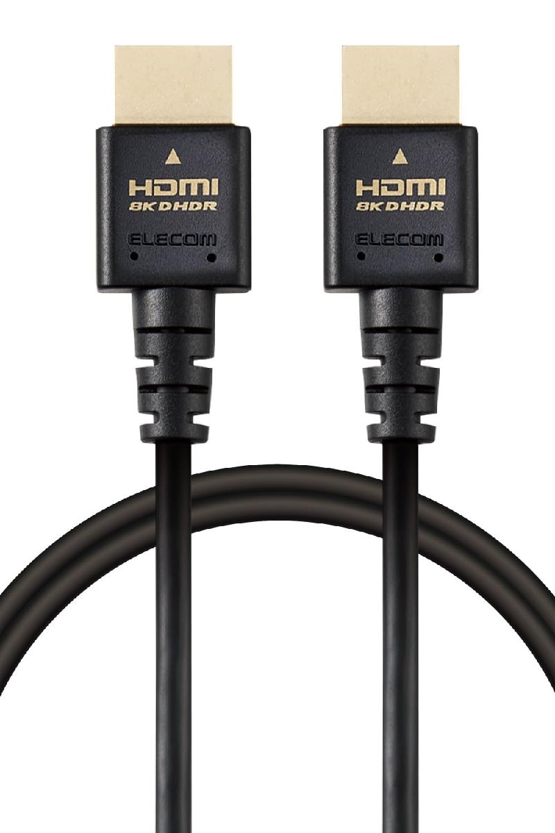 エレコム HDMI ケーブル 2m 細い ウルトラハイスピード 4K(120Hz) 8K(60Hz) 【Ultra High Speed HDMI_画像1