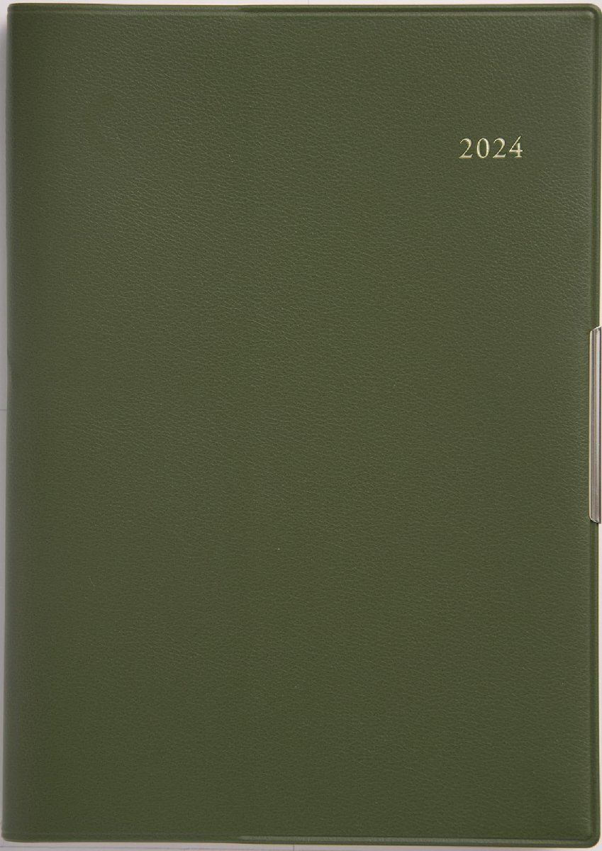 高橋書店 手帳 2024年 B6 ウィークリー フェルテ 7 モスグリーン No.237 (2023年 12月始まり)_画像1