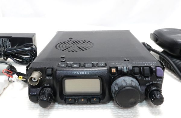 YAESU FT-817 HF／50／144／430 ポータブル オールモード機の画像2
