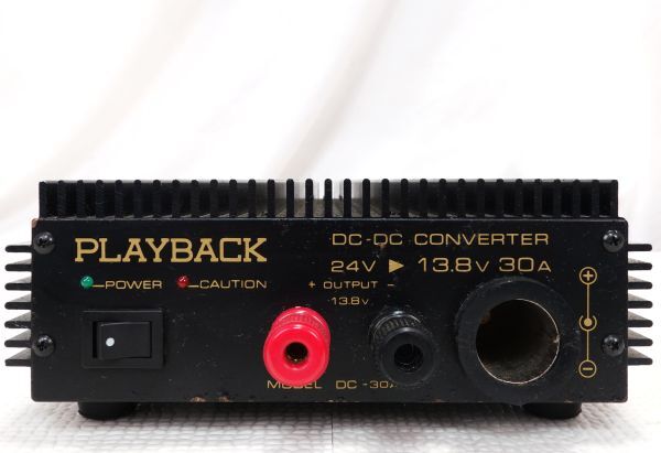 PLAYBACK　DC-DCコンバーター　24V→13.8V　30A　デコデコ_画像1