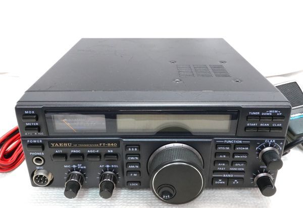 YAESU FT-840 100W ハイパワー機 HFトランシーバー ゼネカバ送信改造済 の画像2