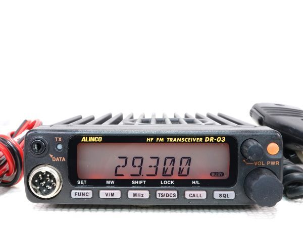 アルインコ　DR-03SX　29MHz　FM　モービルトランシーバー　ALINCO　新スプリアス適合_画像1