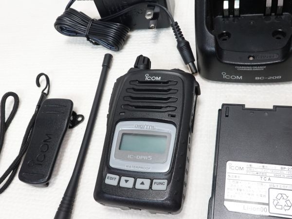 ICOM IC-DPR5 digital simple wireless 30CH 3R 5W license * finding employment un- necessary 