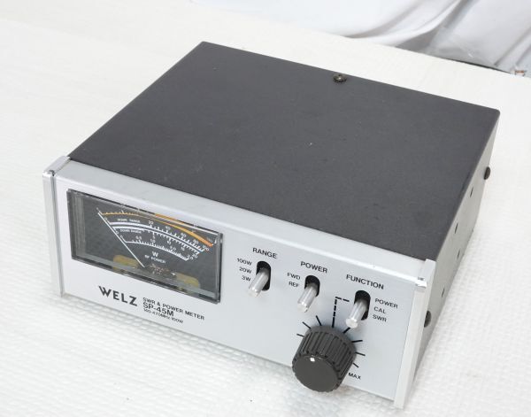 WELZ SP-45M 140～470MHz SWR＆パワー計 144/430 デジタル簡易無線対応の画像4