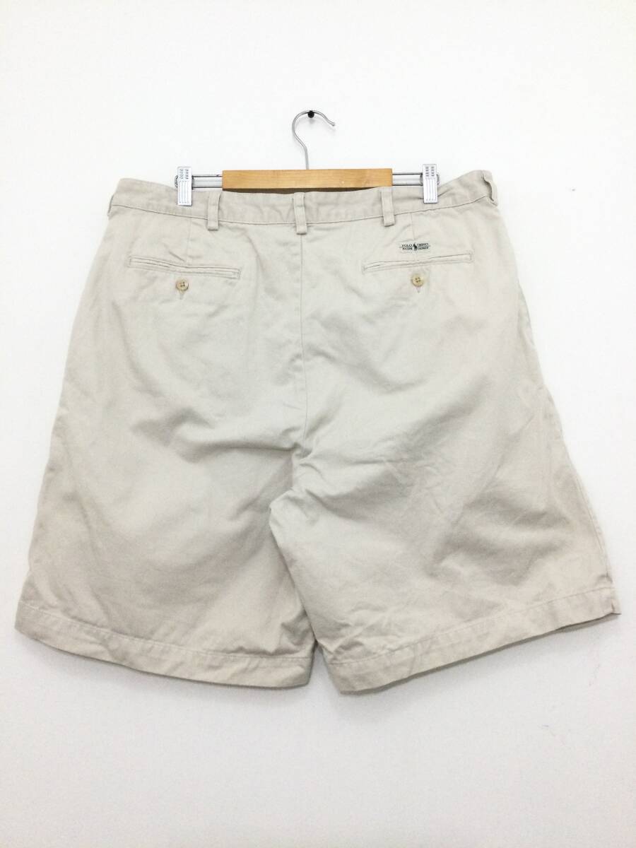 POLO RALPH LAUREN ポロラルフローレン 2タック コットン ハーフパンツ チノショーツ W38 メンズXL〜 大きめ【良品】242_画像7