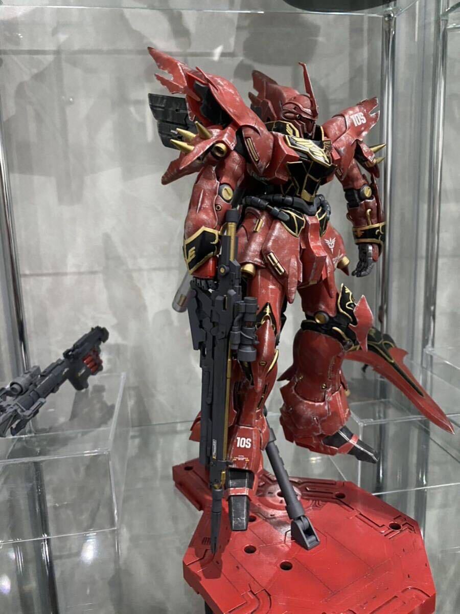 MG 1/100 シナンジュ 塗装完成品ユニコーンガンダム _画像4