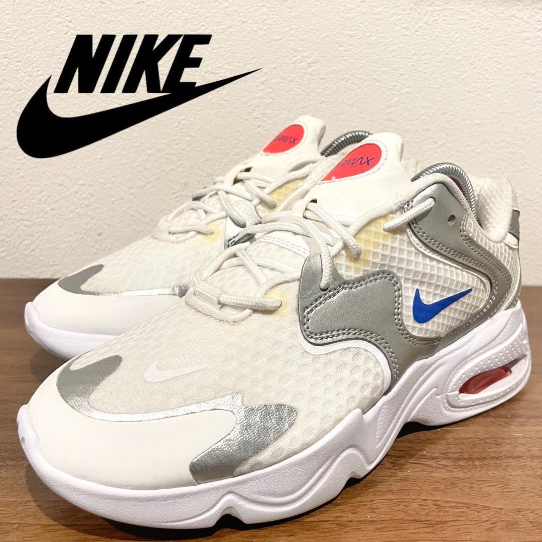 NIKE AIR MAX 2X ナイキ エア マックス ツーエックス ホワイト レディース CK2947-102 ローカットスニーカー 24.5cm 美品_画像1