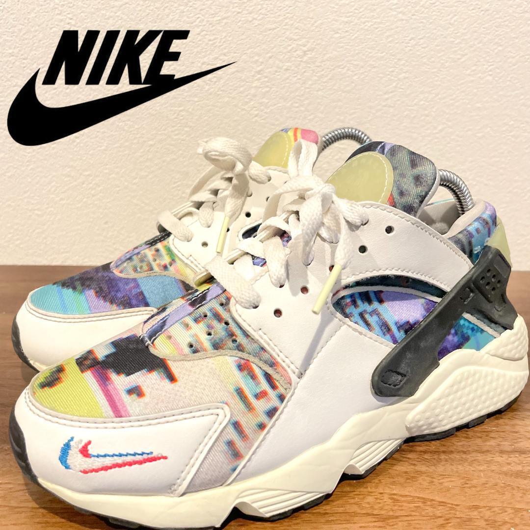 NIKE AIR HUARACHE DIGITAL PIXEL ナイキ エア ハラチ デジタルピクセル DX3264-902 レディース ローカットスニーカー 24cm の画像1