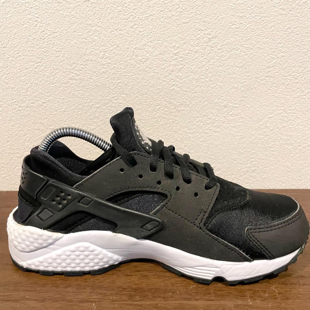 NIKE WMNS AIR HUARACHE RUN ナイキ エア ハラチ ラン ブラック レディース 634835-006 ローカットスニーカー カジュアル 23cmの画像5