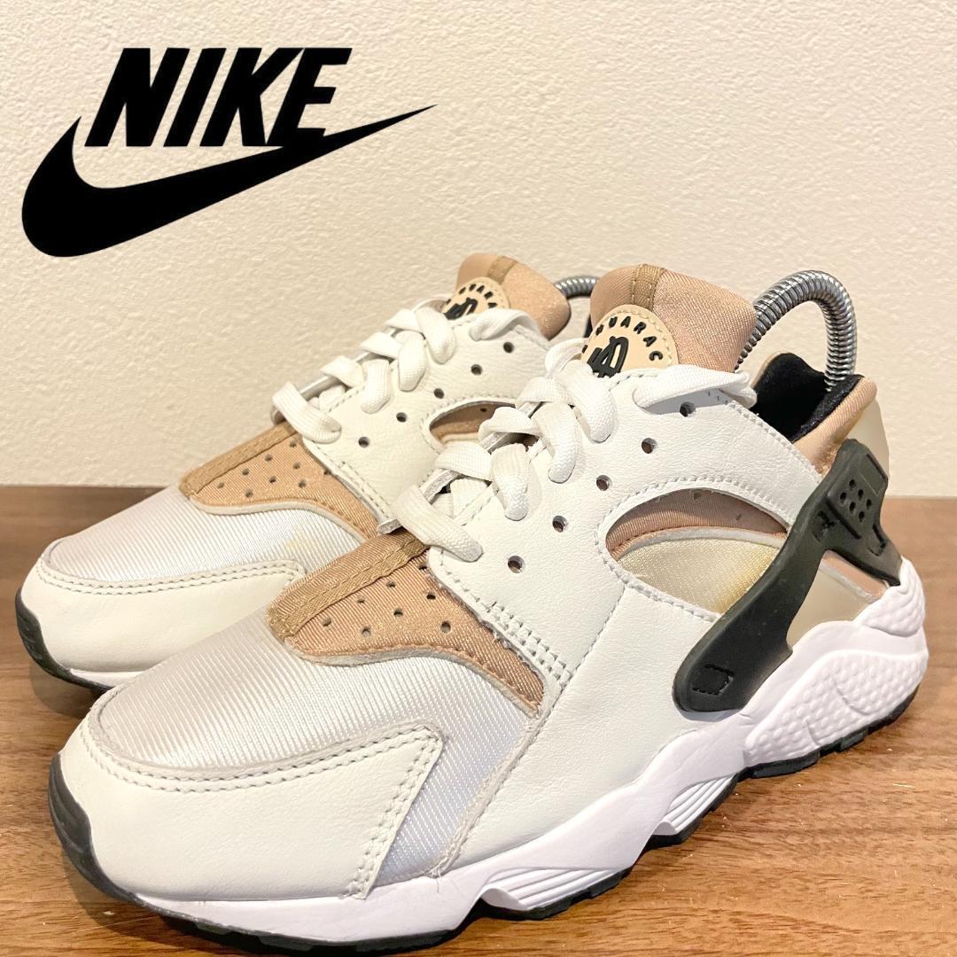 NIKE meets emmi W AIR HUARACHE ナイキ エア ハラチ ホワイトベージュ DH4439-108 ローカットスニーカー レディース 23cm の画像1