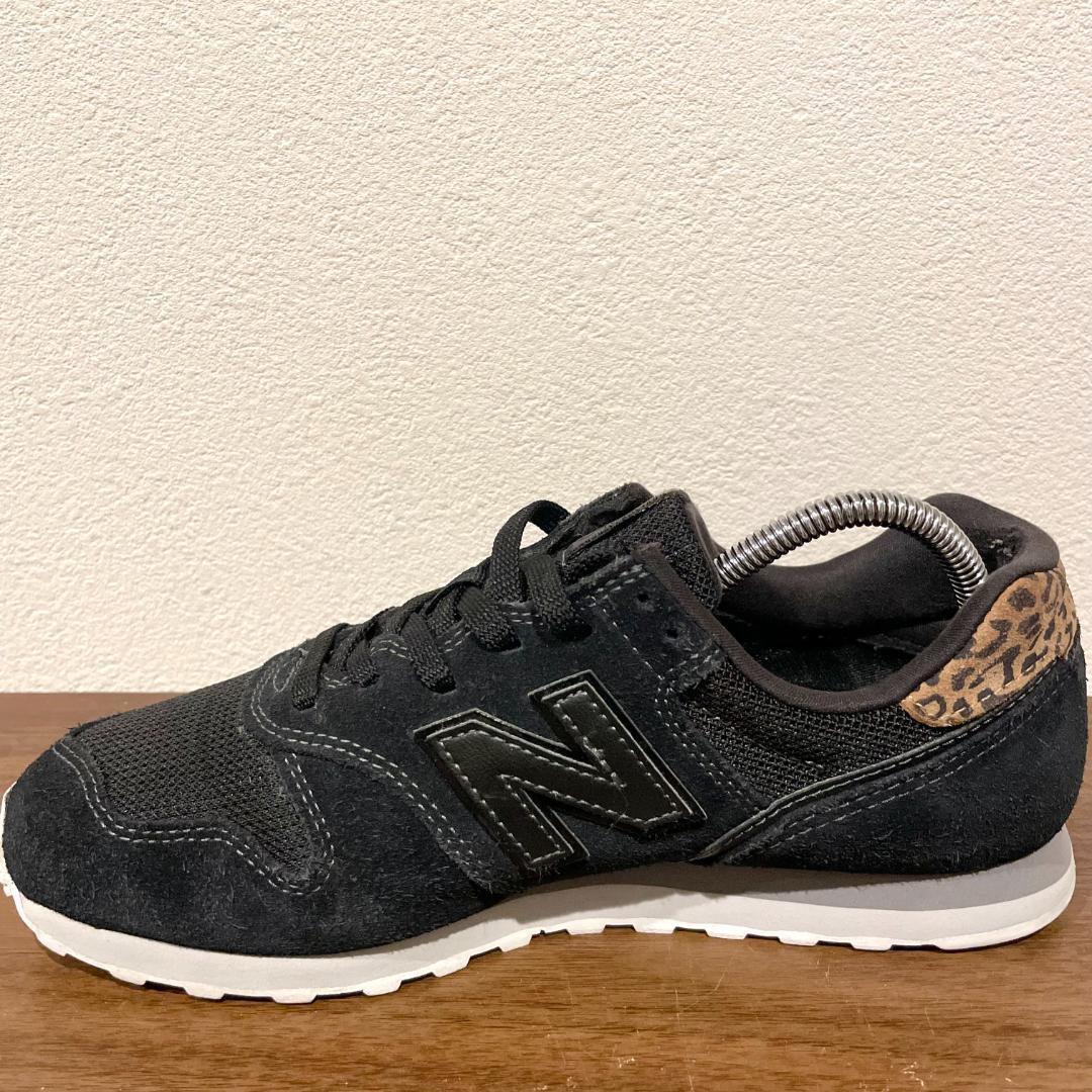 New balance WL373JB2 ニューバランス レオパード ブラック レディース ローカットスニーカー 24.5cm の画像6