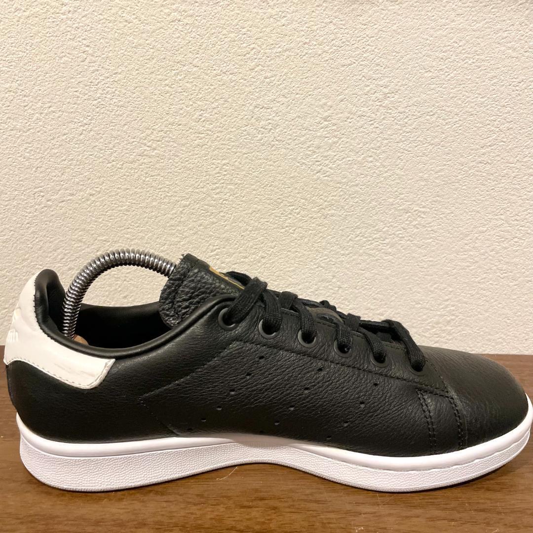 adidas STAN SMITH アディダス スタンスミス ブラックゴールド レディース ローカットスニーカー EH1476 カジュアル 23cm _画像5