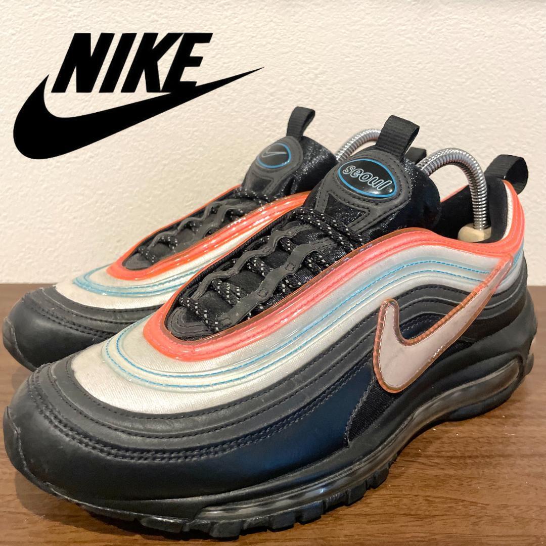 NIKE AIR MAX 97 OA GS ナイキ エア マックス 97 ブラック メンズ CI1503-001 ローカットスニーカー 27.5cm の画像1