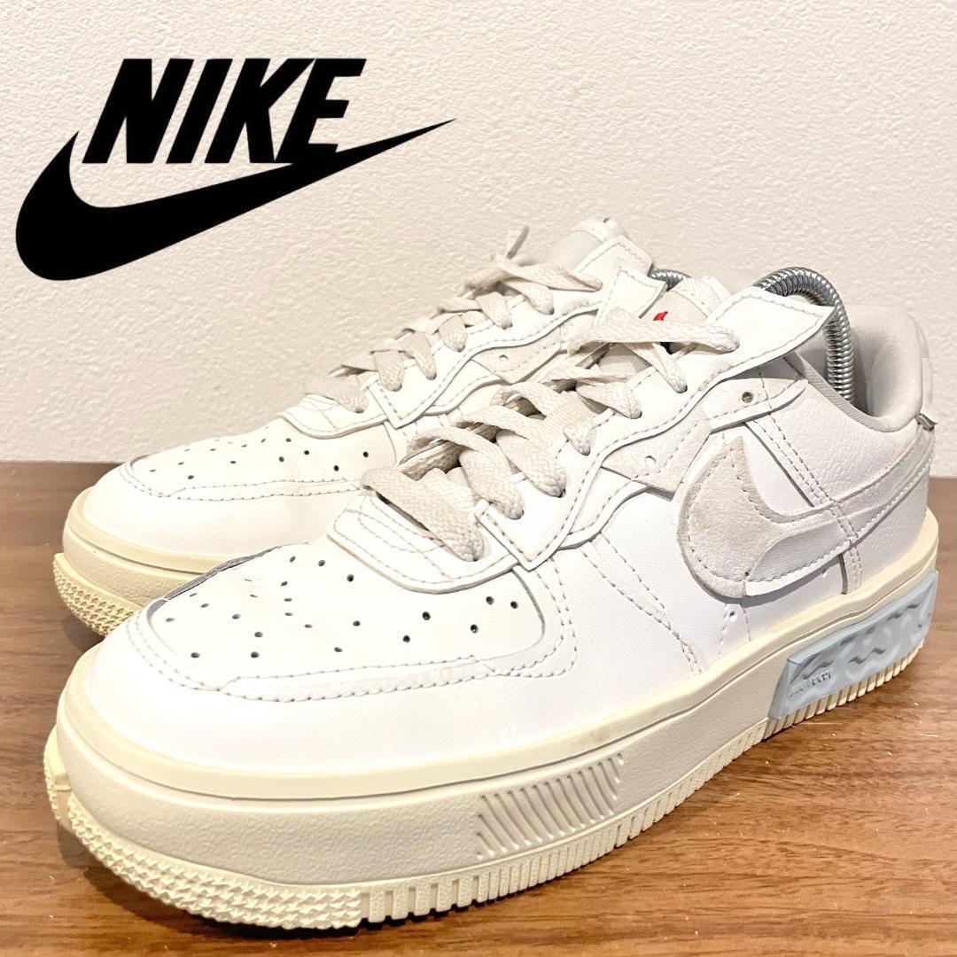 NIKE W AIR FORCE 1 FONTANKA PHANTOM ナイキ エア フォース ワン フォンタンカ DH1290-002 レディース ローカットスニーカー 24.5cm_画像1