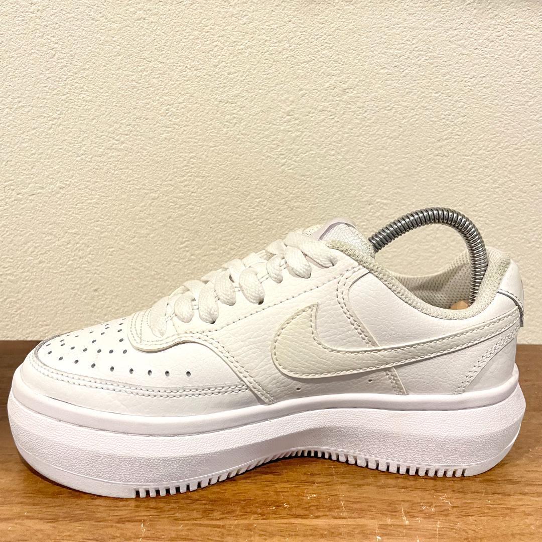 NIKE W COURT VISION ALTA LTR ナイキ コートビジョン アルタ ホワイト DM0113-100 レディース ローカットスニーカー 22cm 美品の画像6