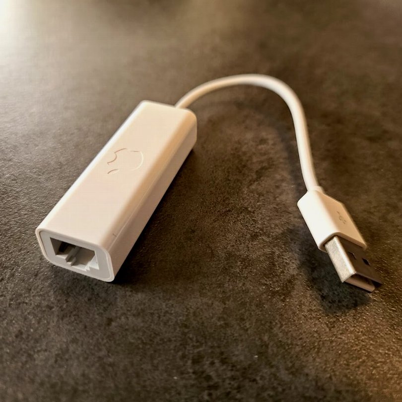 【送料無料】 Used Apple USB Ethernet アダプタA1277 アップル 純正 美品の画像1