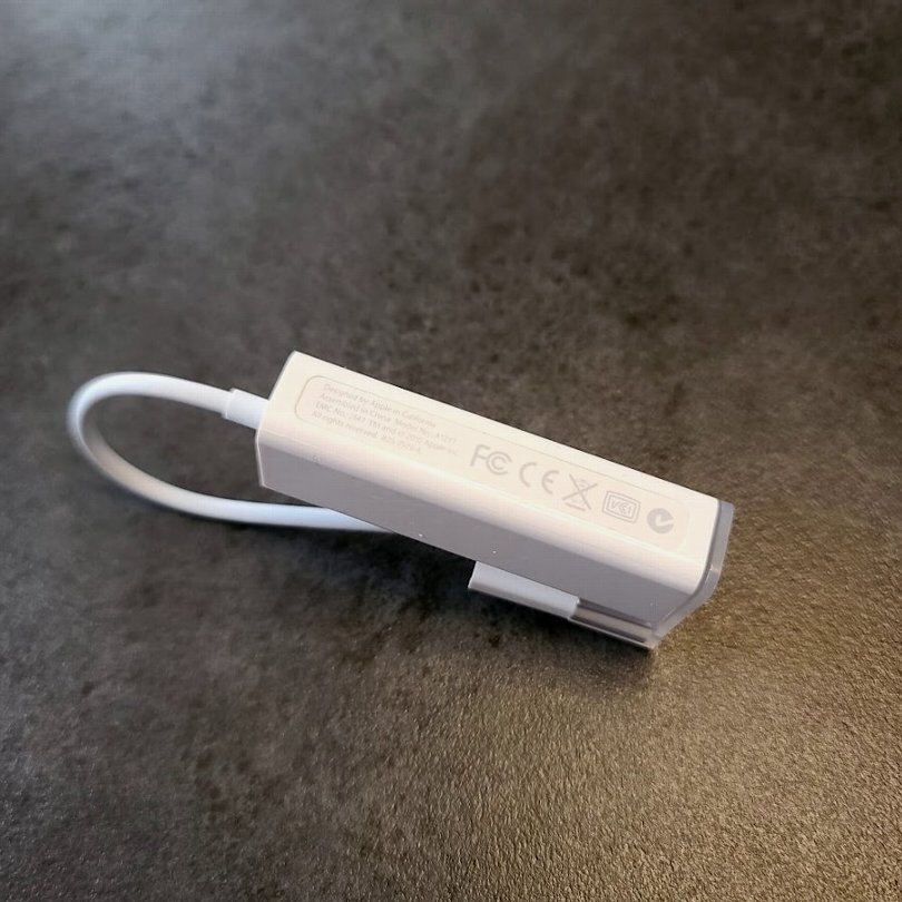 【送料無料】 Used Apple USB Ethernet アダプタA1277 アップル 純正 美品の画像5