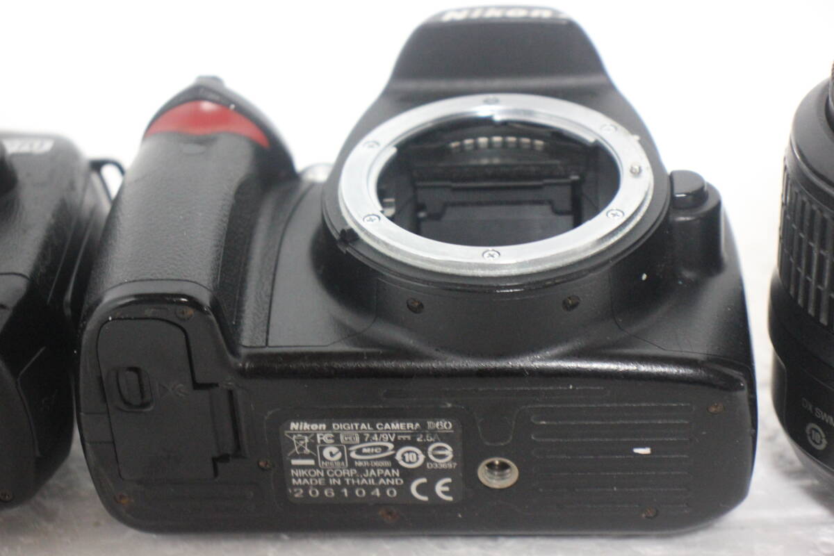 【故障品】Nikon Ｄ70 D60 AF-S DX NIKKOR 18-55mm 3.5-5.6G VR ジャンク現状品の画像9