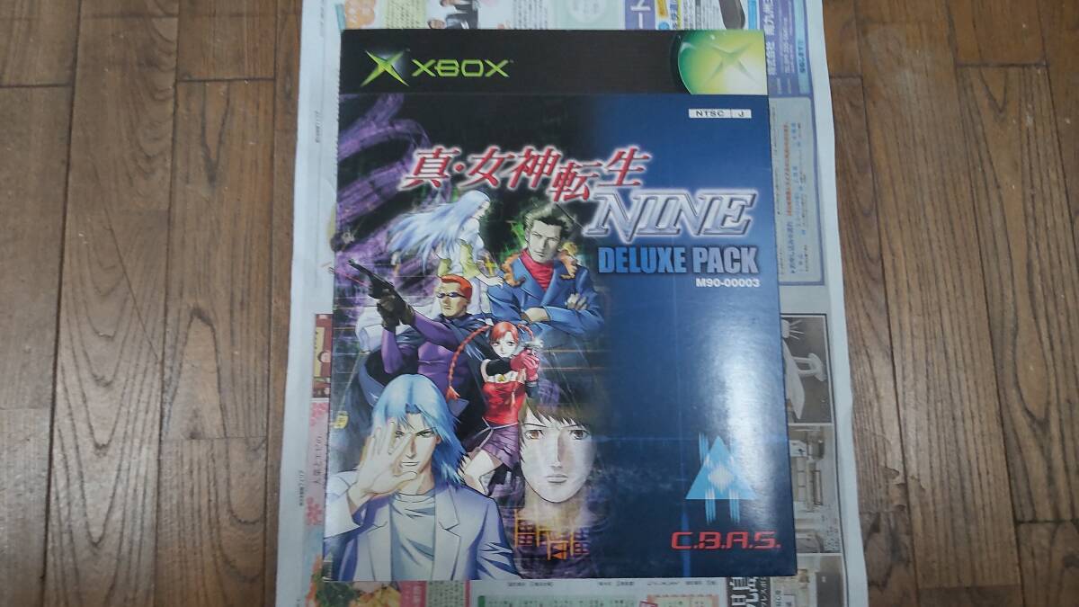 ＸＢＯＸ　真・女神転生ＮＩＮＥ　デラックスパック　開封済み未使用品_画像1