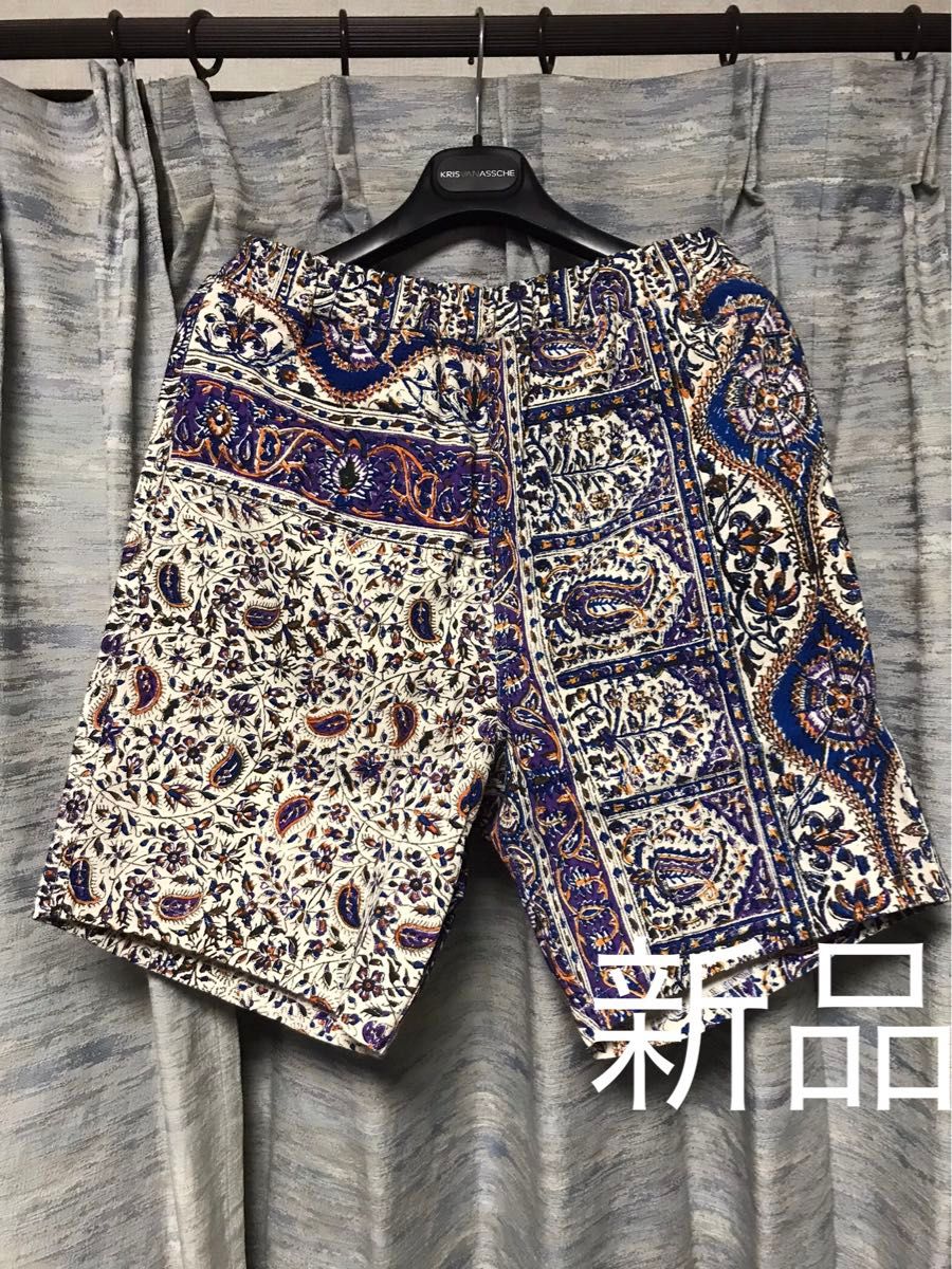 M新品 paria/FARZANEHパリアファルザネ IRANIAN PRINT SHORTS ショートパンツ ショーツペイズリー